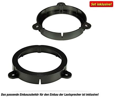 Mediadox Front/Heck 13cm/130mm 2-Wege Kompo Auto Lautsprecher/Boxen/Speaker Set von Hertz (DSK 130.3