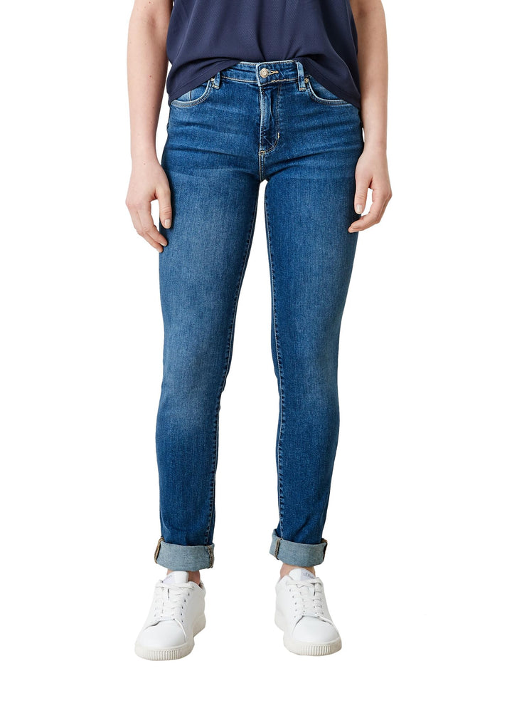 s.Oliver Jeans Betsy/Slim Fit/Mid Rise/Slim Leg 34W / 30L Medium Blue, 34W / 30L Medium Blue