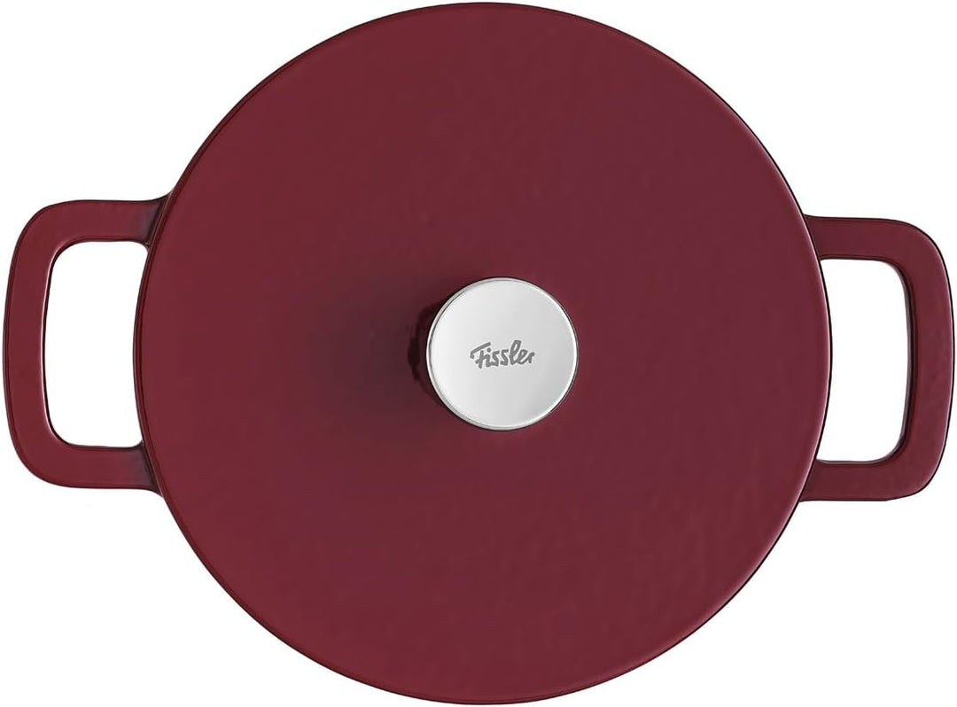 Fissler Moments Collection / Emaillierter Gusseisen-Bräter, rund (Ø 20 cm) Cast-Iron Topf, Cocotte A