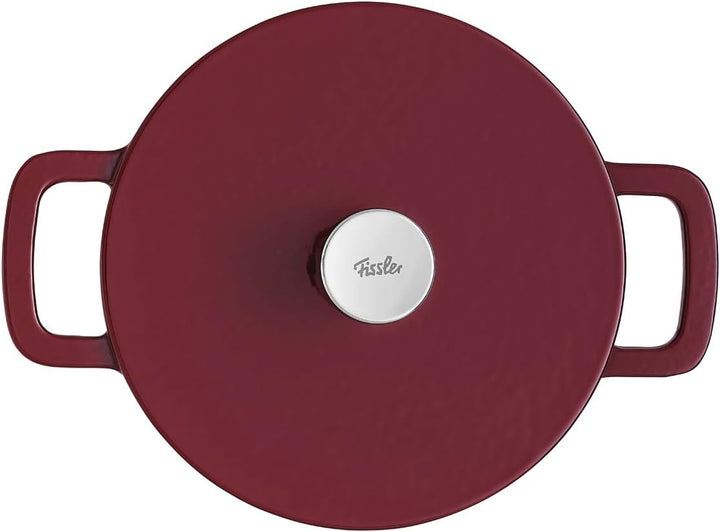 Fissler Moments Collection / Emaillierter Gusseisen-Bräter, rund (Ø 20 cm) Cast-Iron Topf, Cocotte A