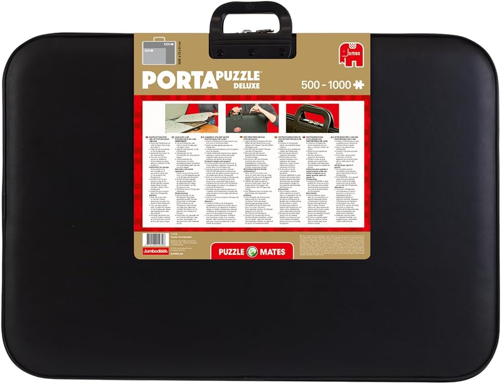 Portapuzzle Jumbo Puzzles 01039 Puzzle Mates Portapuzzle de Luxe bis 1000 Teile Puzzlezubehör