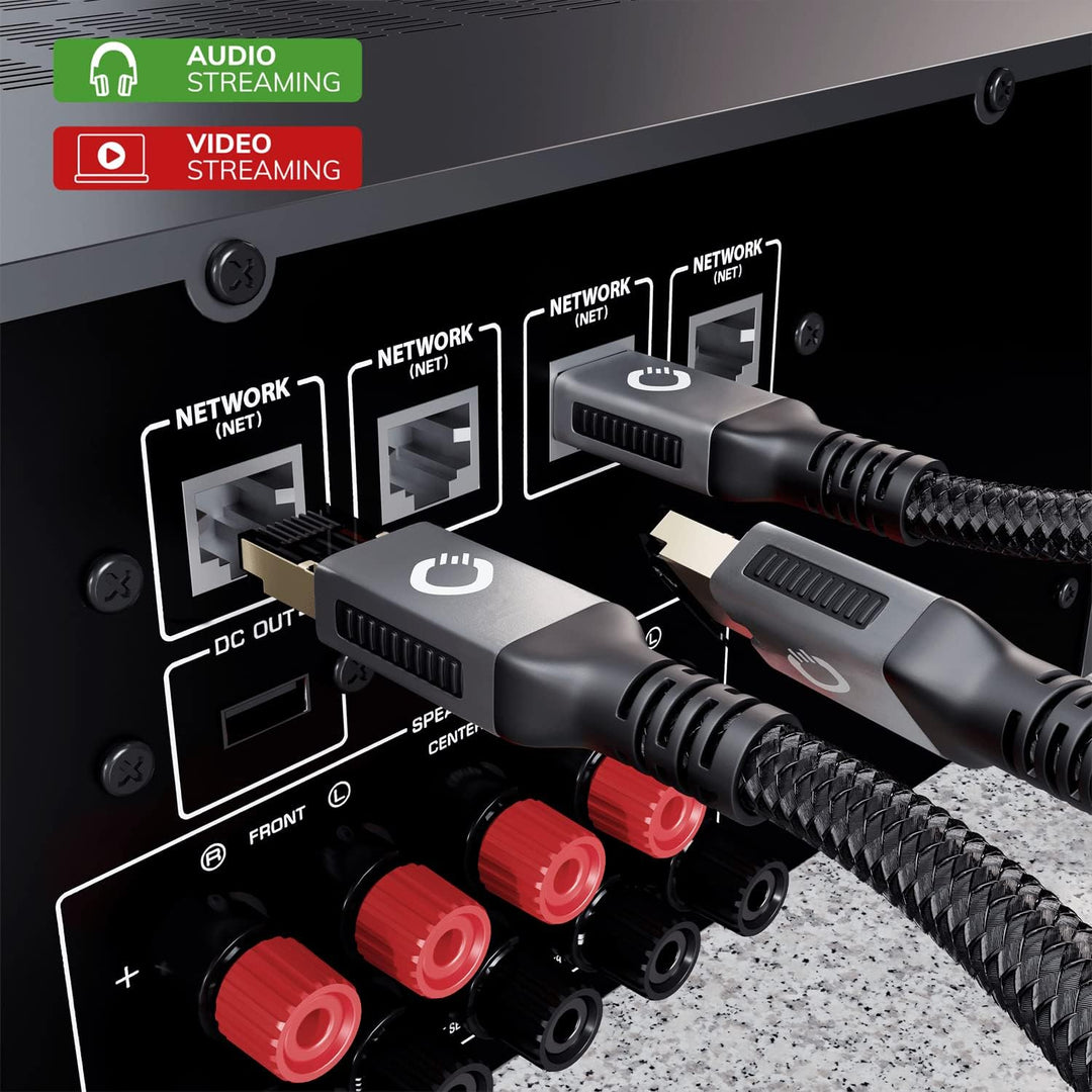 OEHLBACH Stream Primus - State of The Art - High End CAT 8.1 Streaming Netzwerkkabel 40 Gbits RJ45 3