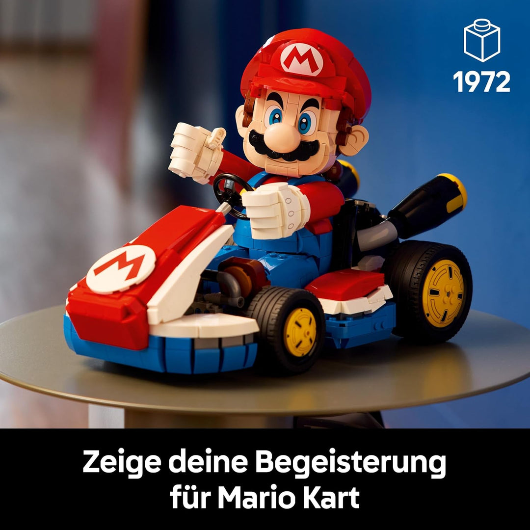 LEGO Super Mario: Mario Kart: Mario & Standard-Kart – Nintendo Figur und baubares Auto für Gaming-Fa