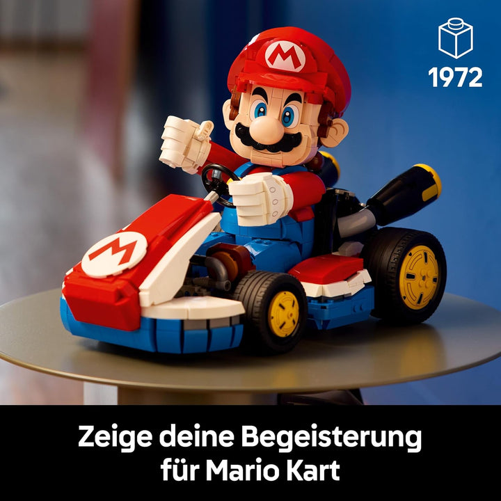 LEGO Super Mario: Mario Kart: Mario & Standard-Kart – Nintendo Figur und baubares Auto für Gaming-Fa