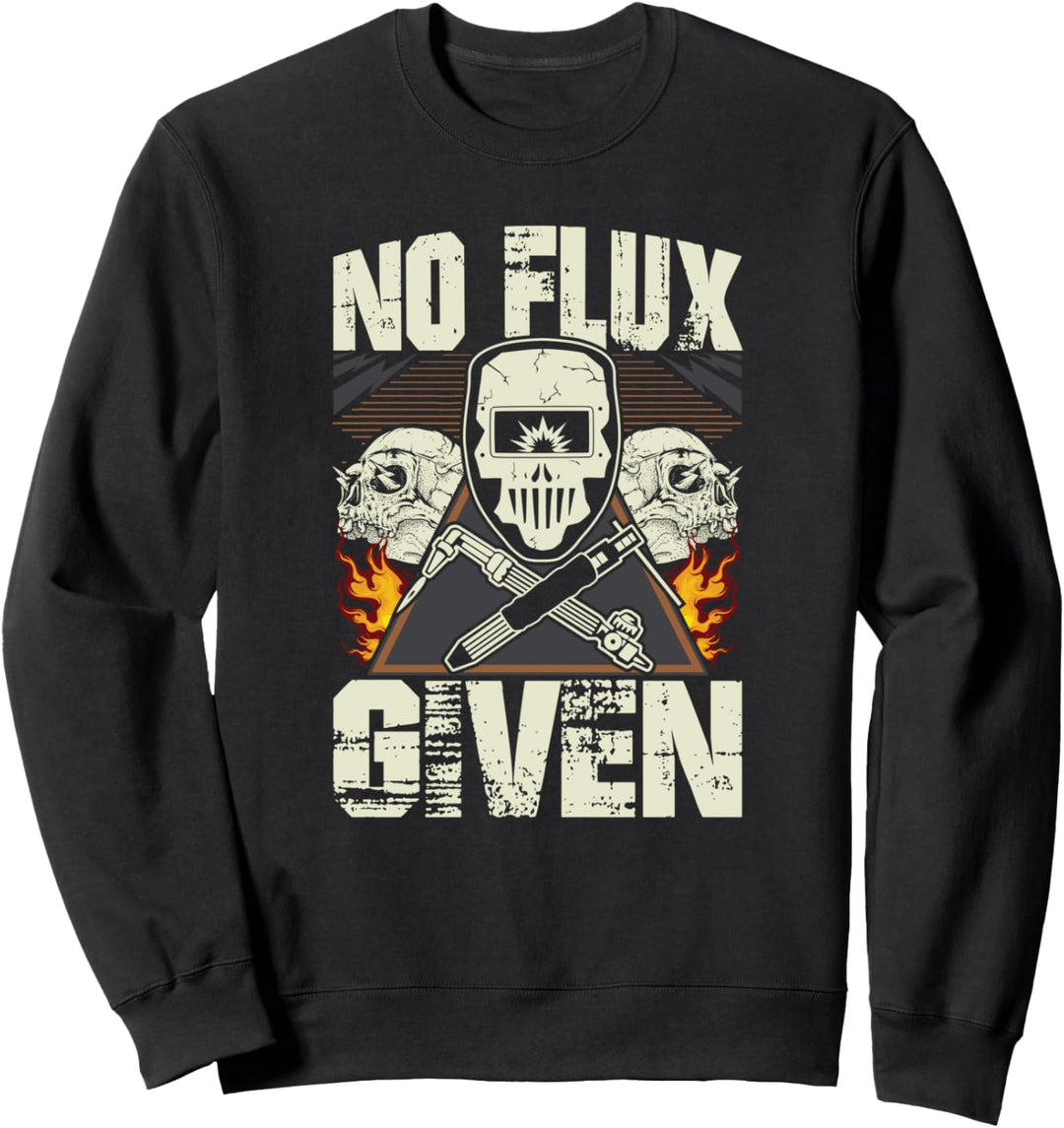 Schweissen ohne Flussmittel bei lustigem Schweisser Sweatshirt