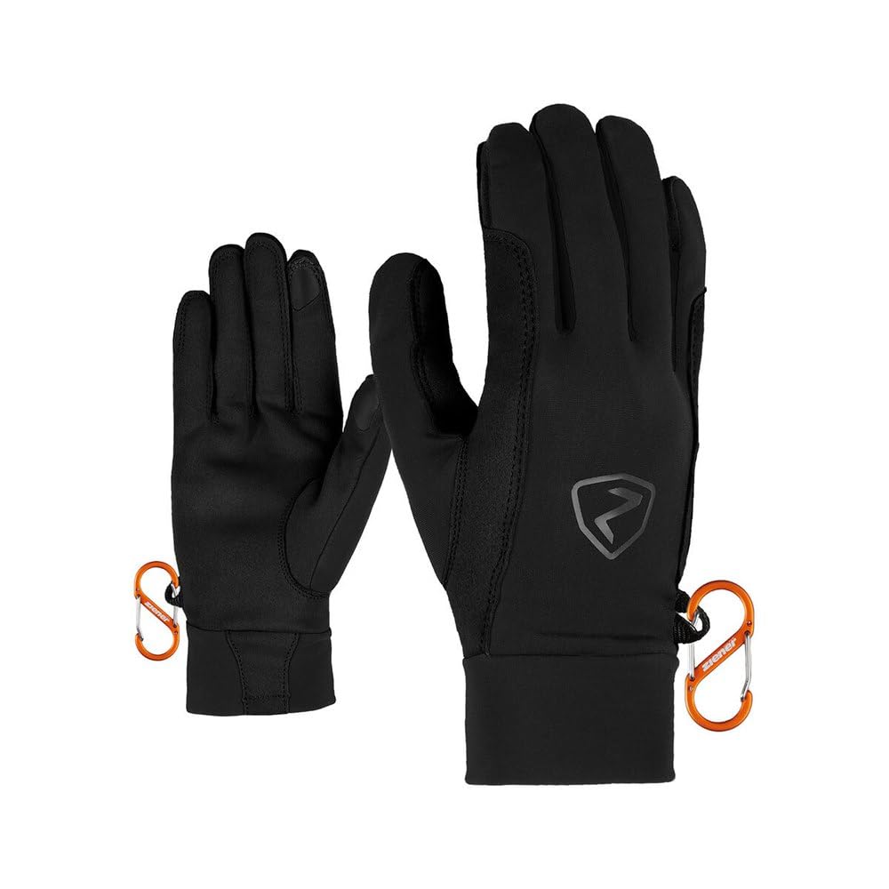 Ziener Herren Gysmo Touch Ski-Tour/Outdoor/Bergsport Handschuhe | ungefüttert, atmungsaktiv 6.5 Schw