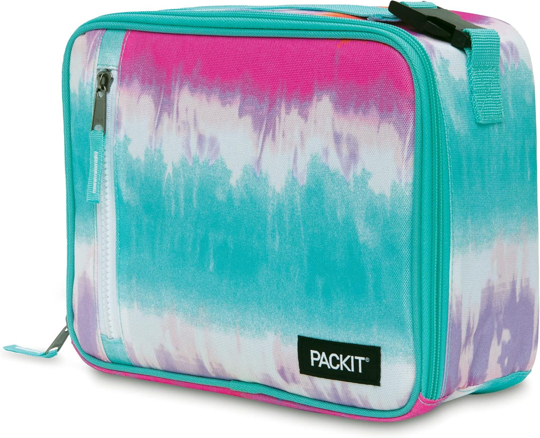 PackIt Gefrierbare klassische Lunchbox Kühler Tie Dye Sorbet, Tie Dye Sorbet