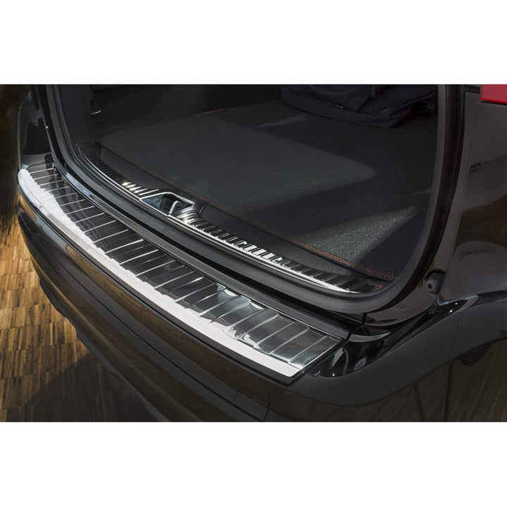 Avisa Edelstahl Heckstossstangenschutz kompatibel mit Volvo XC60 2013-2016 'Ribs'