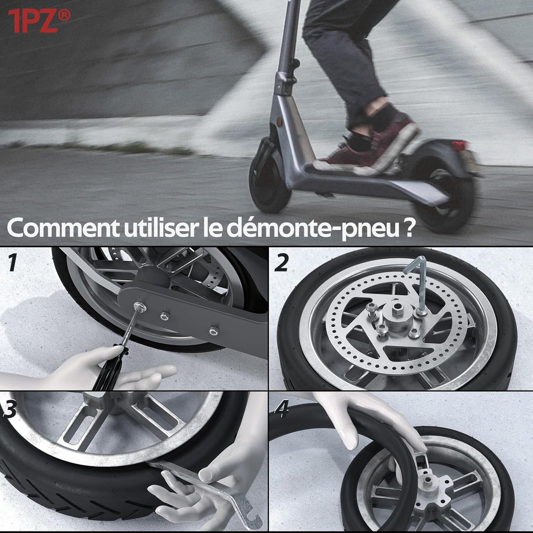 1PZ FM8-P2C 8.5 Zoll E Scooter Reifen und Schlauch 8 1/2x2 Ersatz für Xiaomi Mijia M365 Pro2 1S, 8,5