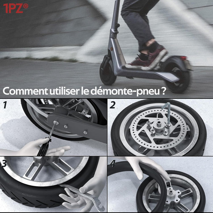 1PZ FM8-P2C 8.5 Zoll E Scooter Reifen und Schlauch 8 1/2x2 Ersatz für Xiaomi Mijia M365 Pro2 1S, 8,5
