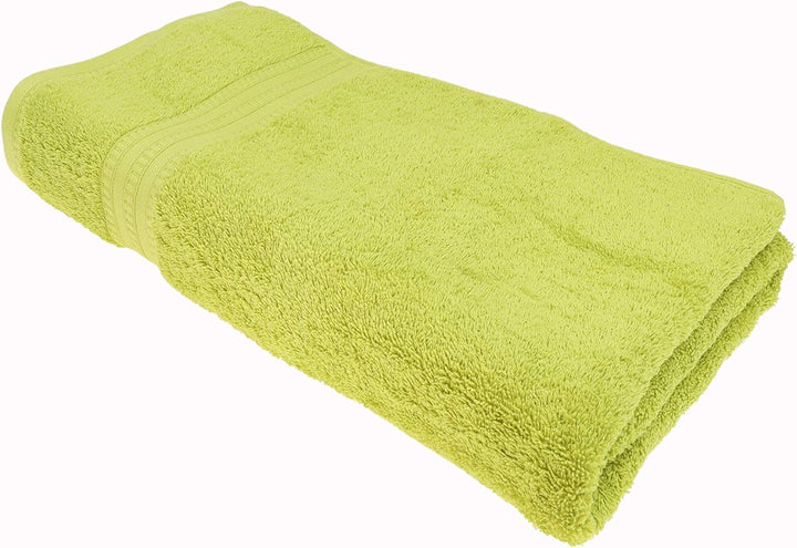 Julie Julsen Bio Duschtuch-Set 4 TLG. 2 Dusch- 2 Handtücher Limette 100% Baumwolle Frotte 550g/m² Li