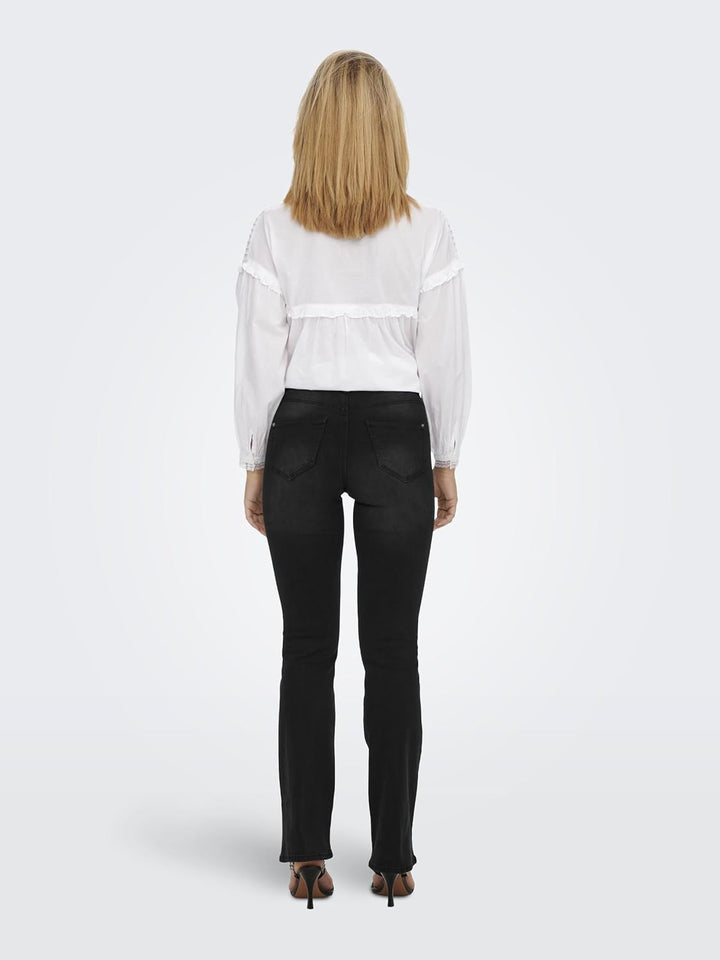 ONLY Female Flared fit Jeans ONLWAUW Hohe Taille Ausgestellt Jeans, XS / 30L