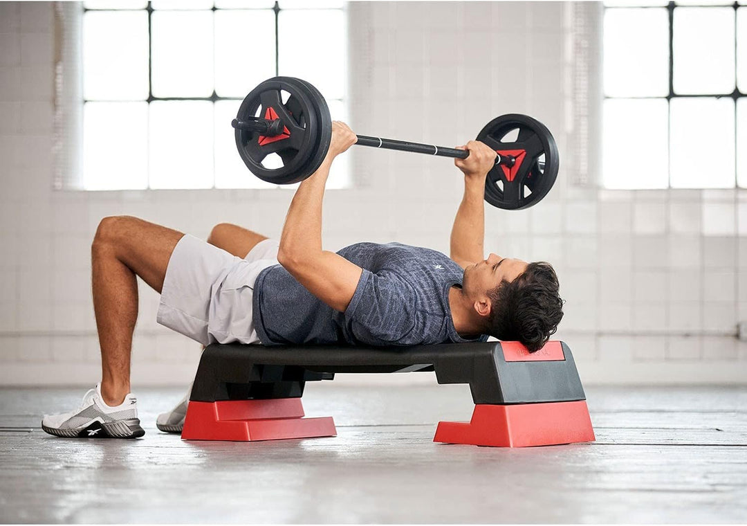 Reebok Fitness Mehrzweck-Schrittplattform für Aerobic, Krafttraining, für HIIT, Cardio, und allgemei