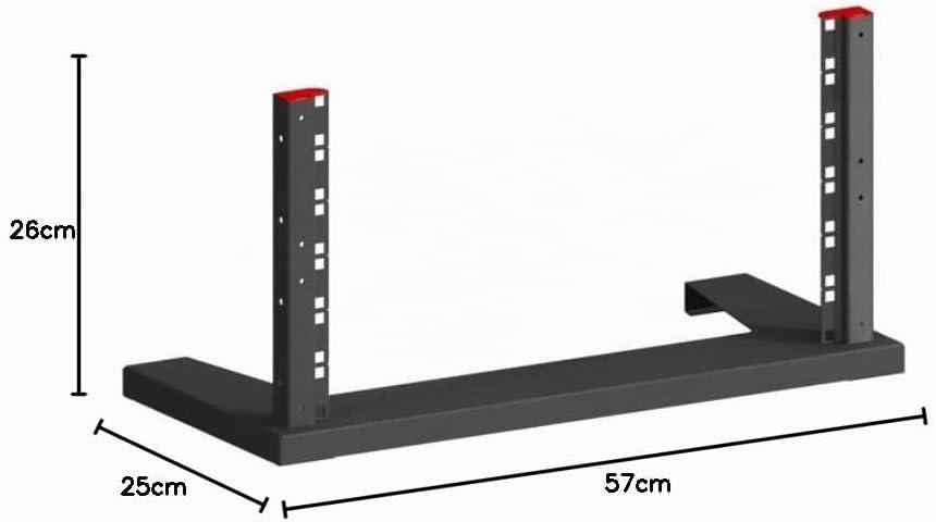 Rack Magic - 19 Zoll Gestell - Mini Rack Stand 6 HE - Schwarz 6 HE Schwarz, 6 HE Schwarz