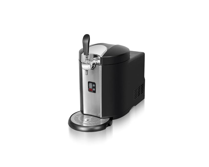 Biermaschine mit kompressor 5l schwarz / edelstahl - kcpprobier