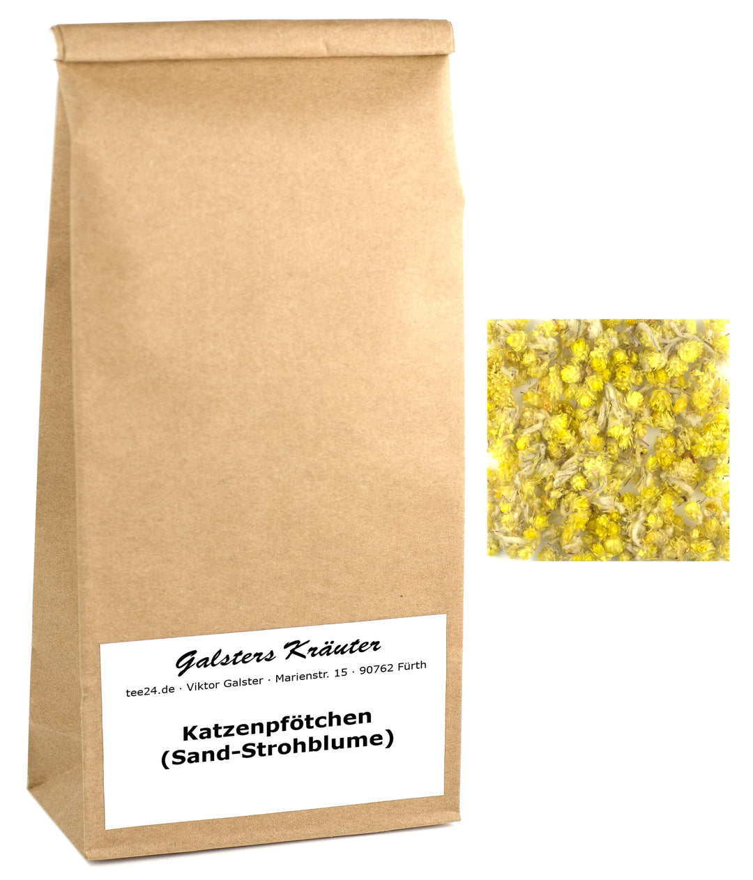 300g Katzenpfötchen Tee Sand-Strohblume Immortelle Ruhrkraut | Galsters Kräuter 300 g, 300 g