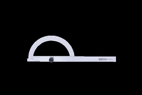 KS Tools 300.0643 Winkelgradmesser mit offenen Bogen, 300mm 300 mm, 300 mm