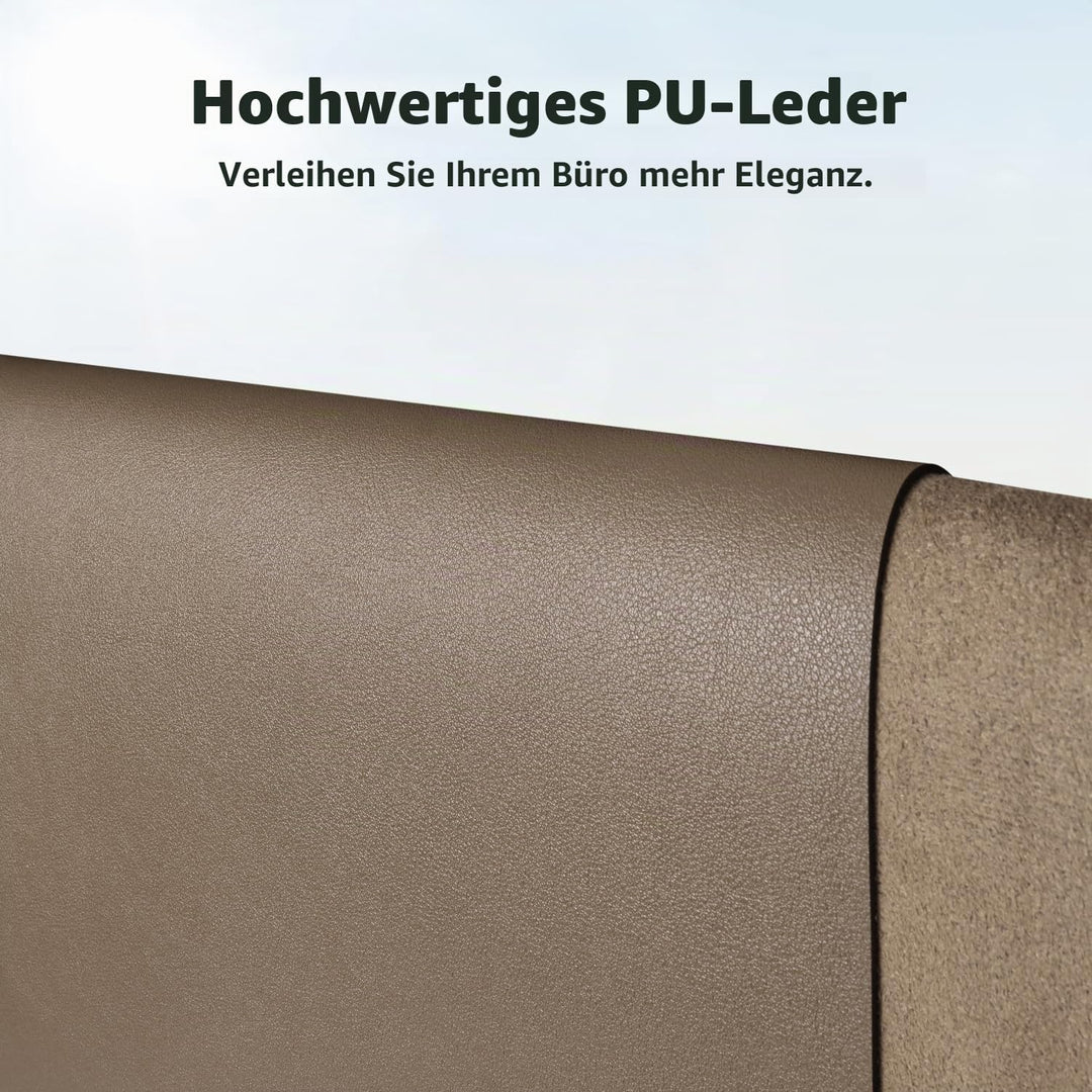 Aothia Schreibtischunterlage,PU-Leder-Schreibtischmatte,Mauspad,Rutschfester Schreibtischschutz,wass