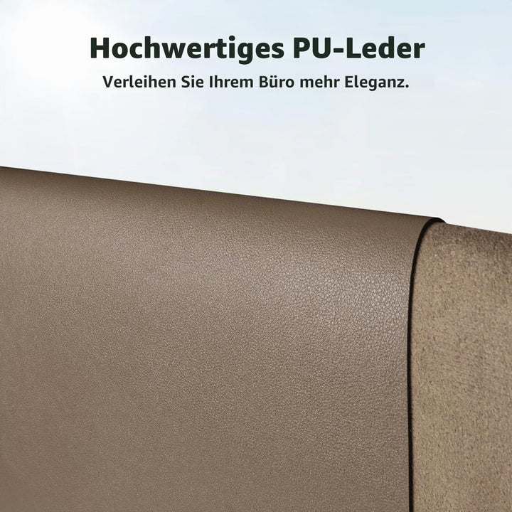 Aothia Schreibtischunterlage,PU-Leder-Schreibtischmatte,Mauspad,Rutschfester Schreibtischschutz,wass