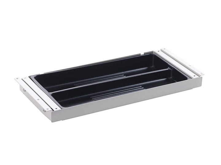 TecLines TUS007W Untertisch Schublade 186mm tief inkl. Kunststoffeinsatz S, weiss