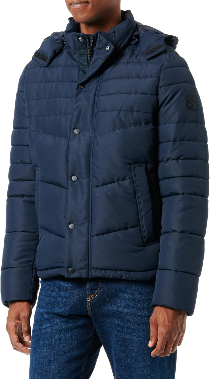 s.Oliver Herren Outdoor Jacke M Blau, M Blau