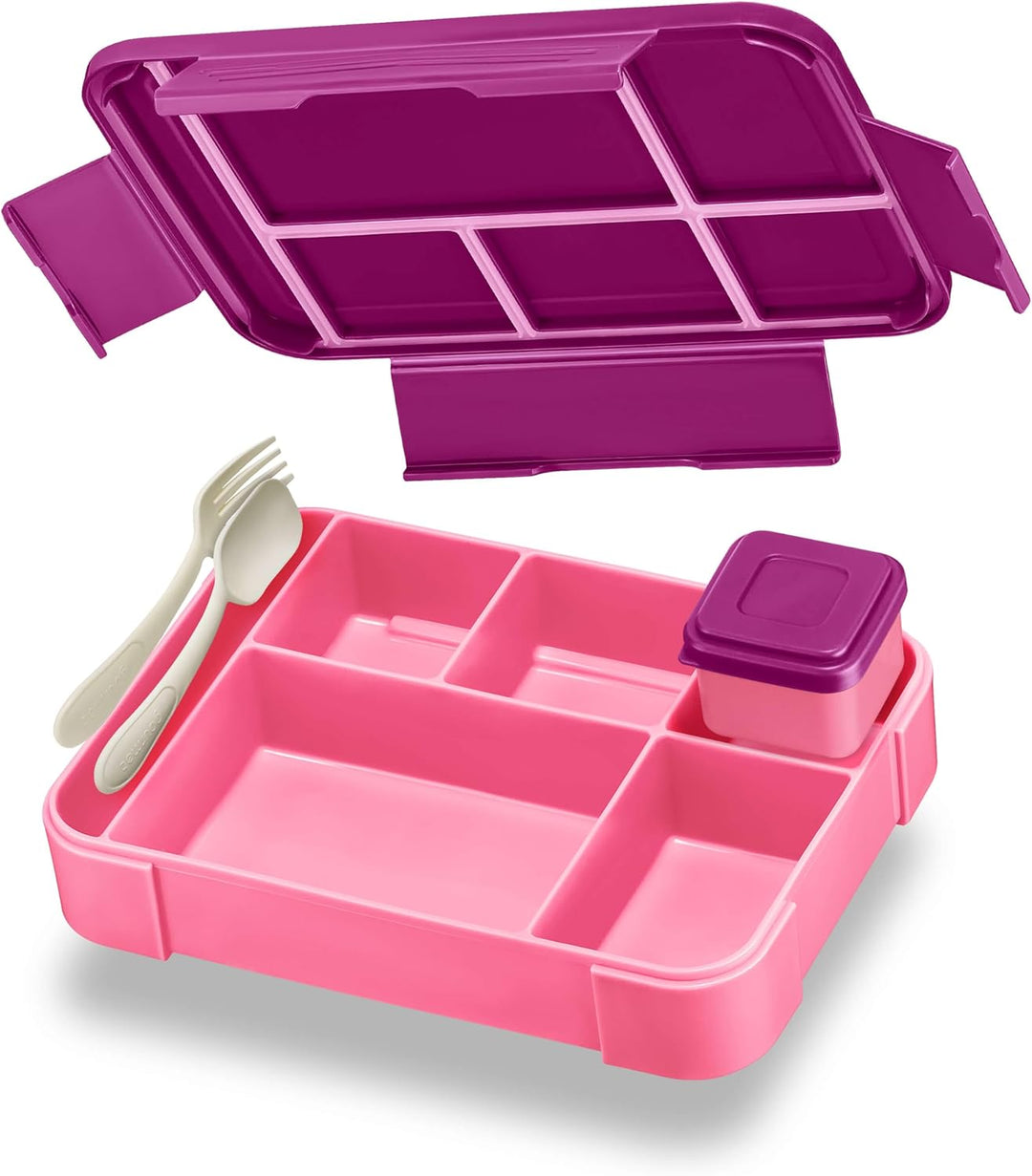 My Vesperbox® Brotdose für Kinder mit Fächern [LITE] - Lunchbox mit Trennfächern - Bento Box - Jause