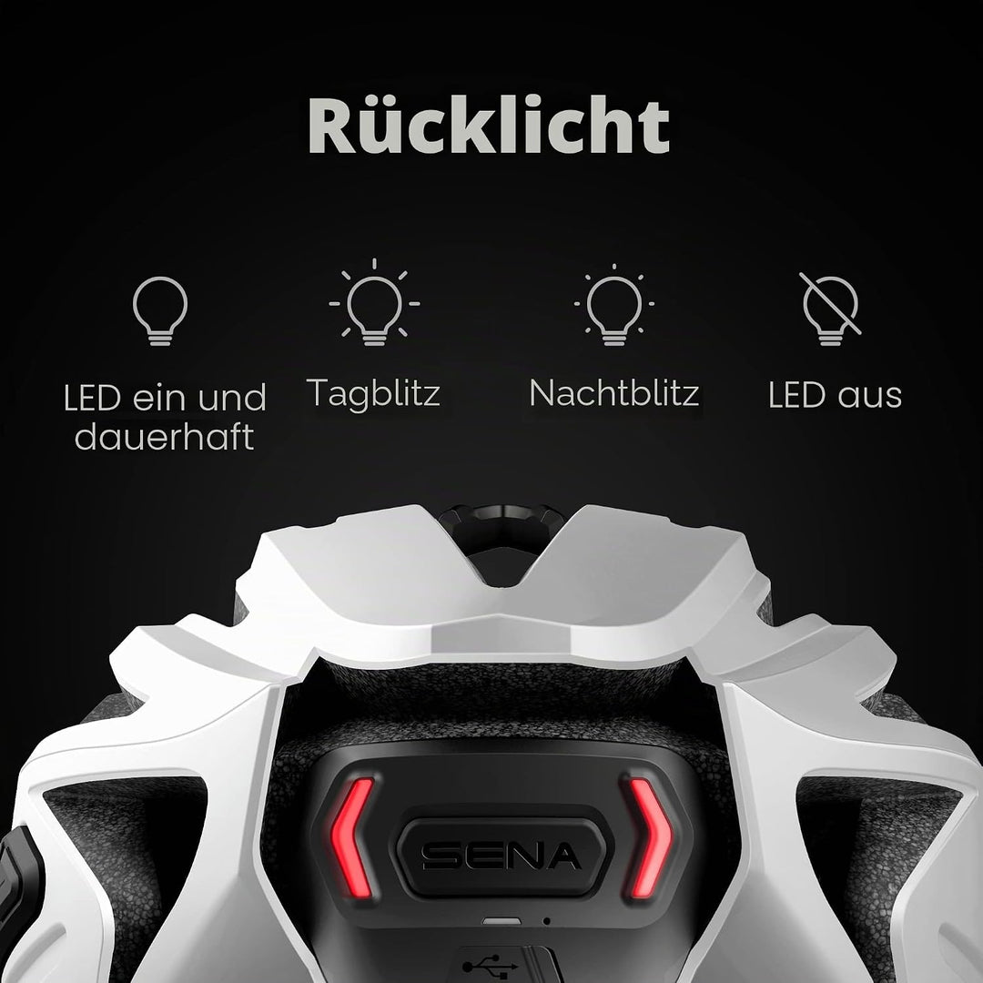 Sena R2 / R2 EVO Smart Rennradhelm, Matt-schwarz