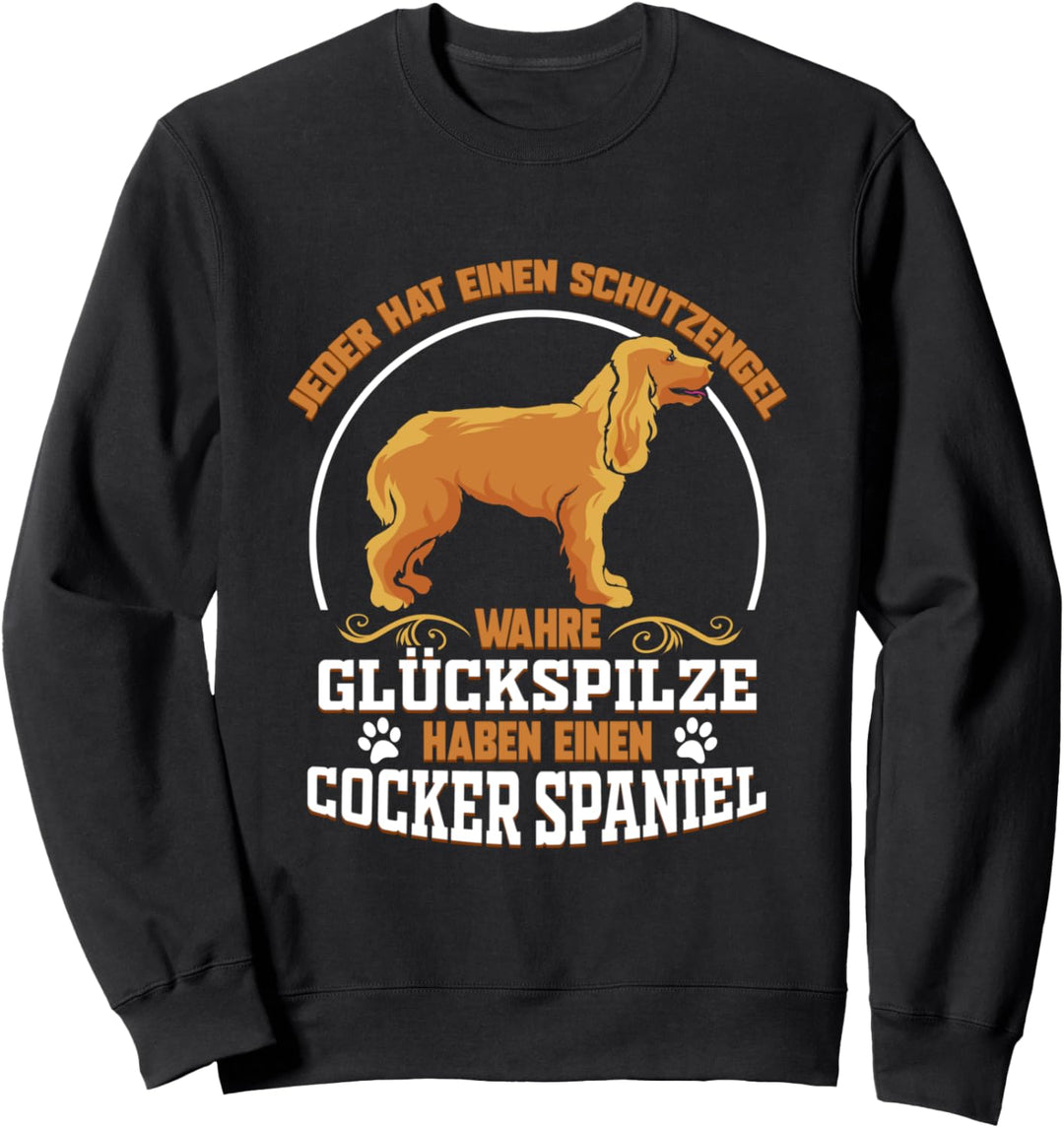 Cocker Spaniel Hund Geschenk Frauchen Herrchen Sweatshirt