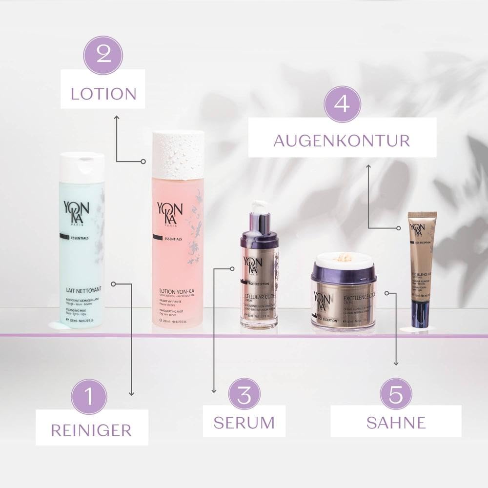 Yon-Ka Age Excellence Code Creme 50ml | Anti-Aging Tagescreme für reife Haut, Botanische Mischung au