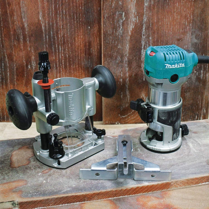 Makita RT0701CX7 1-1/4 HP Compact Router Kit Kit mit 1 Basis, Kit mit 1 Basis