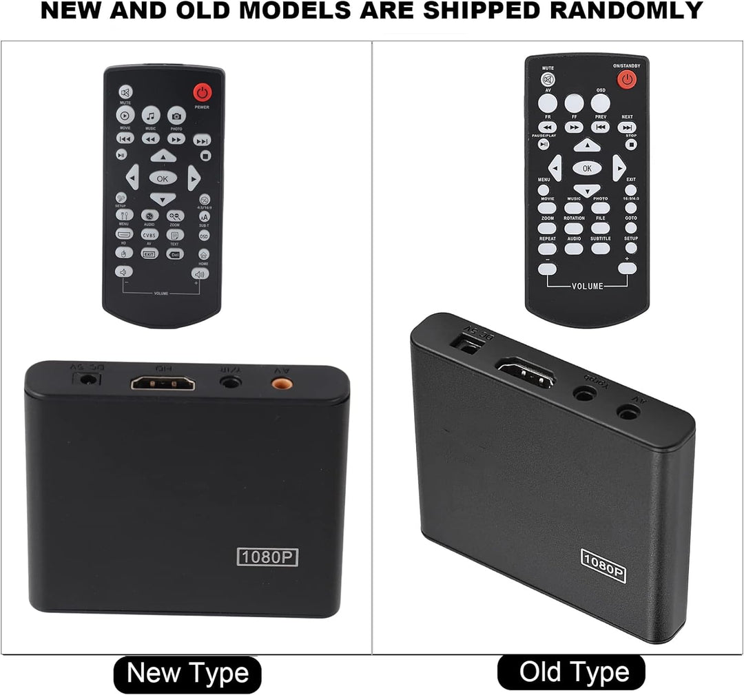 Topiky 1080p HD Media Player, VGA Heimkino Media Player Box Unterstützung MMC RMVB MP3 AVI MKV mit F