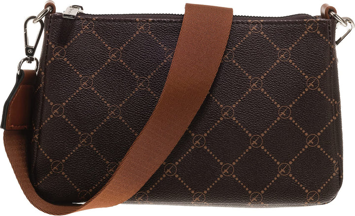 Tamaris Umhängetasche TAS Anastasia 31171 Damen Handtaschen Print Einheitsgrösse Brown/Cognac 207, E