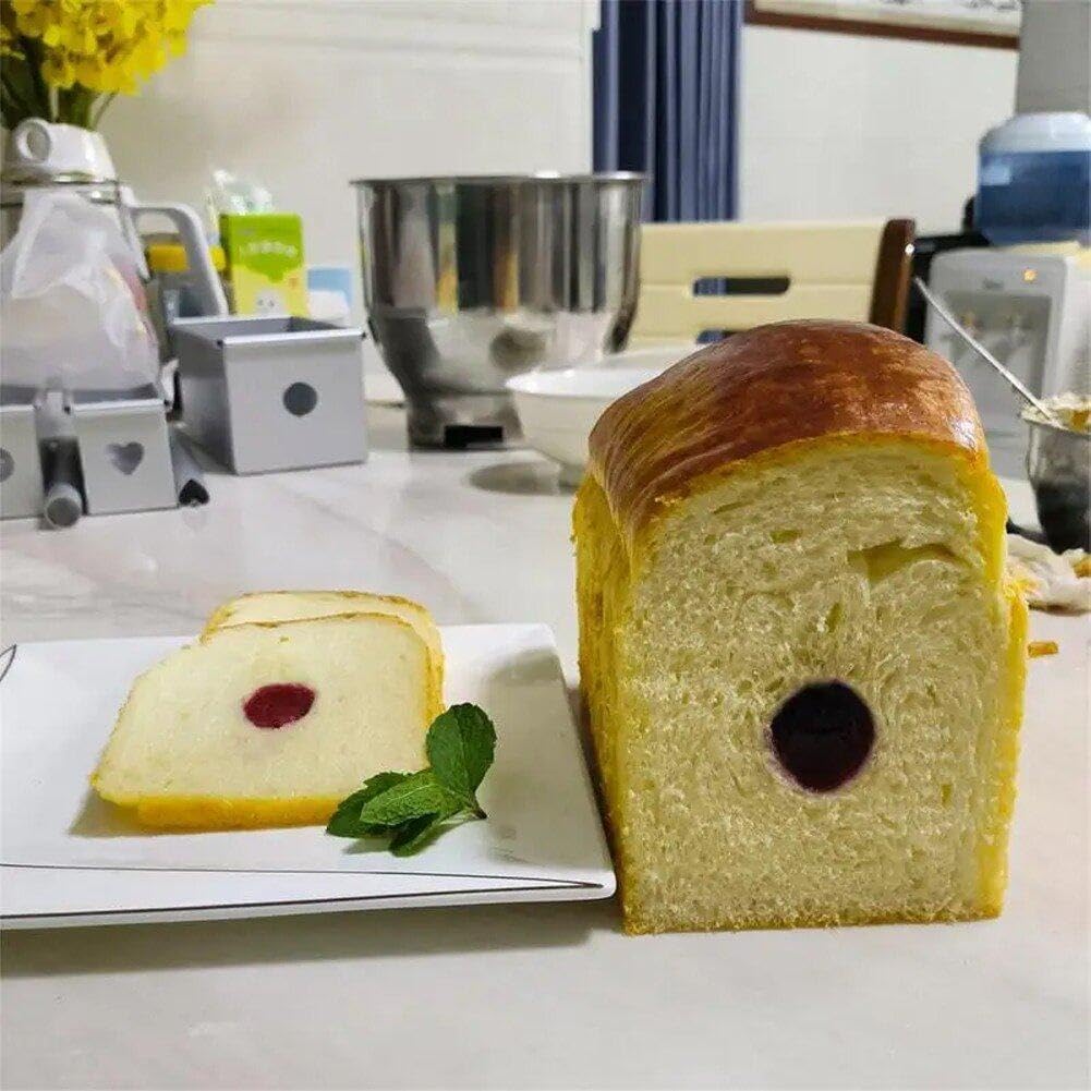 Generic Mittelrohr Brotkastenform, Brotteig, Quadratische Toastbrotform, Kuchen, Sandwichteig, Brotf