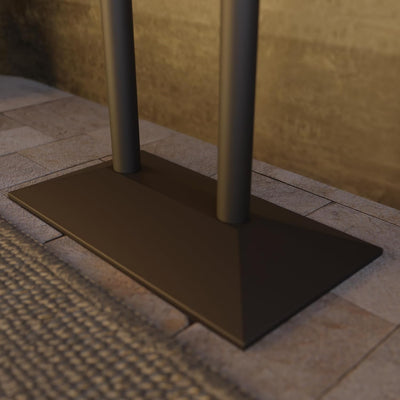 ONPIRA Stehtischgestell Tischgestell Schwarz Höhe 110cm Modell München (Doppelt Ausführung)