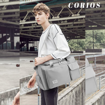 CORIOS Reisetaschen Duffle Bag für Damen/Herren Faltbare Weekender Übernachtung Tasche Nylon Sportta