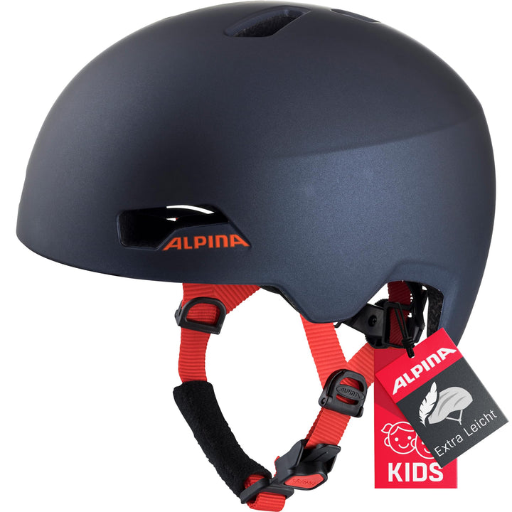 ALPINA HACKNEY - Leichter, Bruchfester &amp; Optimal Klimatisierter Fahrradhelm Mit Nachrüstbarem LED Fü