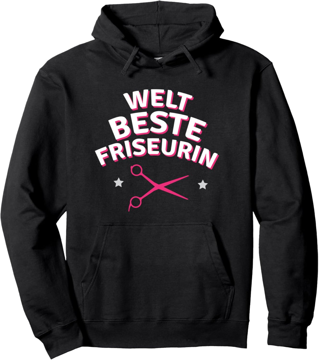 Frisörin Geschenk-Idee für den Friseur-Salon I Sprüche Pullover Hoodie