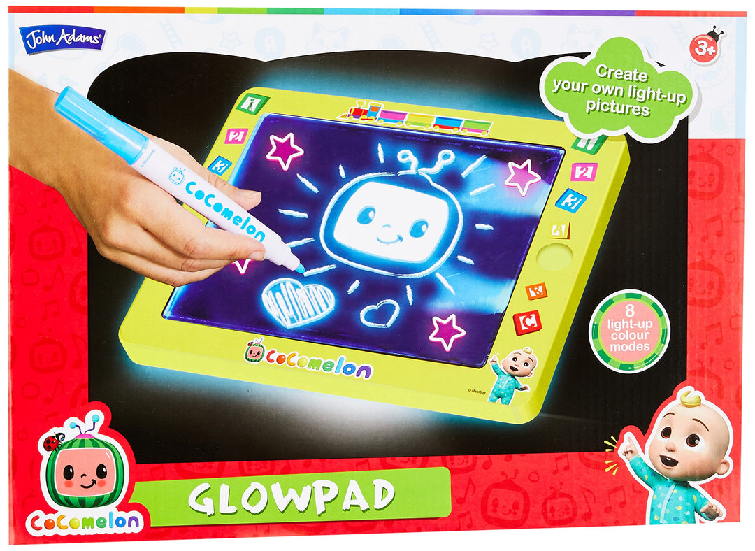 John Adams, CoComelon GLOWPAD: Create your own light-up pictures, Preschool Building Blocks, Ages 3+