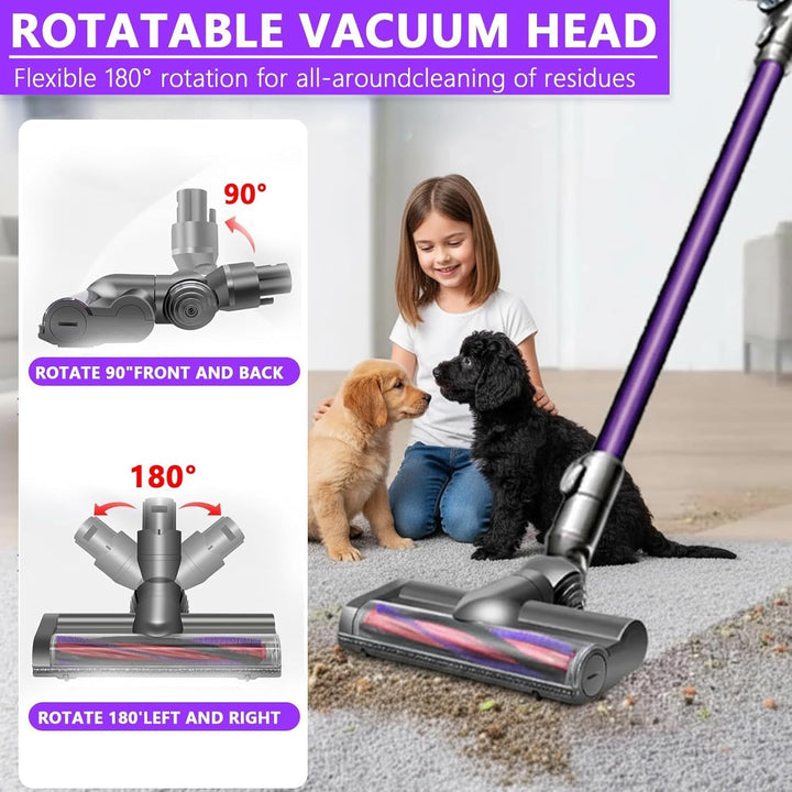 Bürste kompatibel für Dyson V6 DC58 DC59 DC62 DC72 DC74 SV04 SV06 Staubsauger Ersatzteile, Direktant