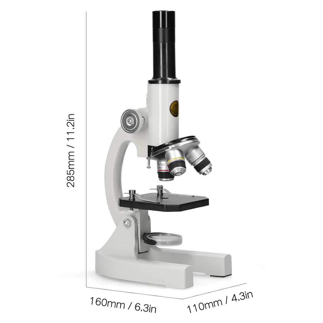 ACAGALA 64X-2400X Monokulares optisches Mikroskop Grundschule Kinder Wissenschaft Experimentelle Bio