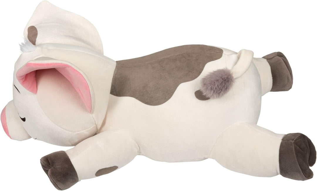 Disney Store Official - Vaiana - Pua - Cuddleez - Kuscheltier - 63,5 cm/25" - Rosa Plüsch-Schwein -