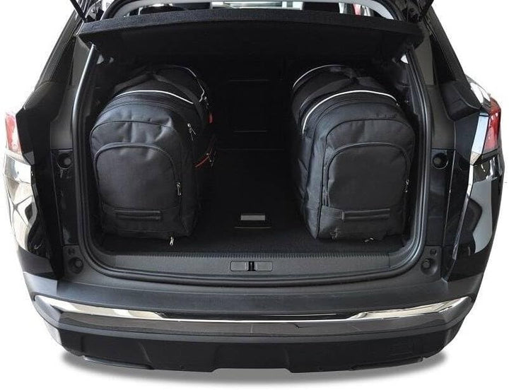 KJUST Dedizierte Reisetaschen 4 stk kompatibel mit PEUGEOT 3008 II (P84E) 2016+