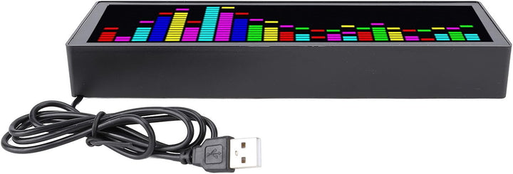 Buntes LED -Musikspektrum -Display, Audiospektrumanalysator, Rhythm Light Level Voice Sensor Clock,
