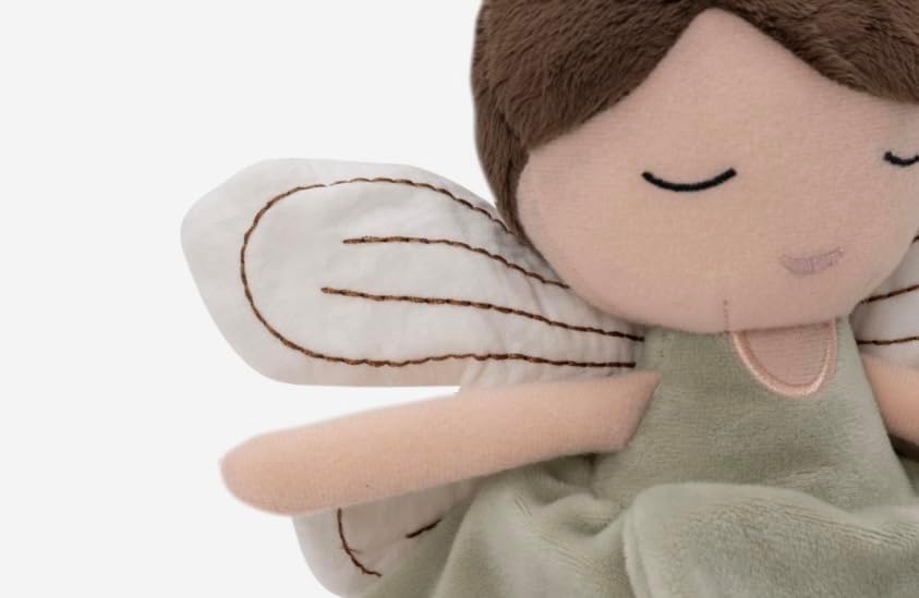 Kuscheltier Fee mit Name Personalisiert, Geschenk zur Geburt, Geschenk zur Taufe, Geschenk für 2 Jäh