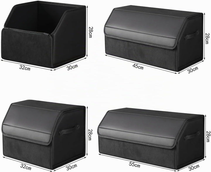 sunshine sky Auto Kofferraum wasserdicht, verschleissfest, faltbare Leder Aufbewahrungsbox, SUV Limo