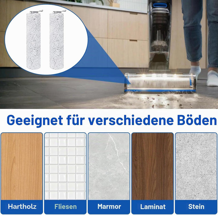 Bürstenrolle Ersatzteile für BISSELL CrossWave OmniForce 3912N / OmniFind 4006N Kabelloser Nass Troc