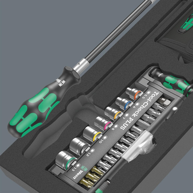 Wera 05150150001 9750 Schaumstoffeinlage, Kraftform Kompakt und Tool-Check PLUS Set 1, 57-teilig 975