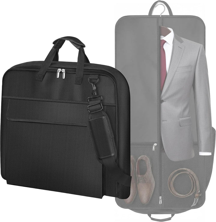 MISSLO Kleidersack Reisetasche für Damen mit Schultergurt, 43" Handgepäck-Kleiderhüllen, 2 in 1 Wass