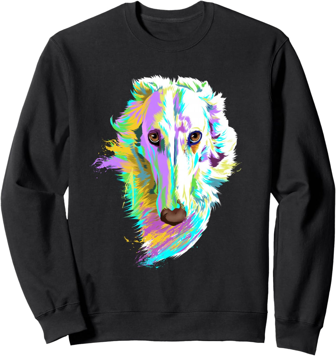 Bunter Hund Barsoi Sweatshirt