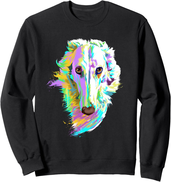 Bunter Hund Barsoi Sweatshirt